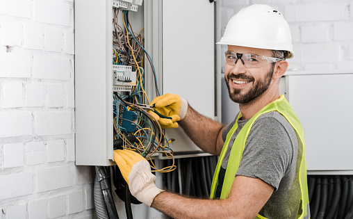 stock image electrical engineer