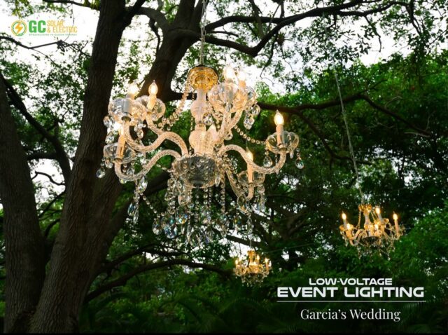 Celebrating love under the perfect glow ✨

Every light was placed with care to make this beautiful wedding feel warm, elegant, and unforgettable. Honored to provide the low voltage lighting that helped bring such a magical night to life. Congratulations to our amazing friends on the start of forever 💍🤍

Visit our website for a FREE Estimate
🔗www.gcsolarelectric.com
📞24/7 Support: 305-917-9282
📍7265 NW 25th Street, Miami, Florida

#WeddingLighting #LowVoltageLighting #WeddingInspiration #EventLighting #LoveUnderTheLights