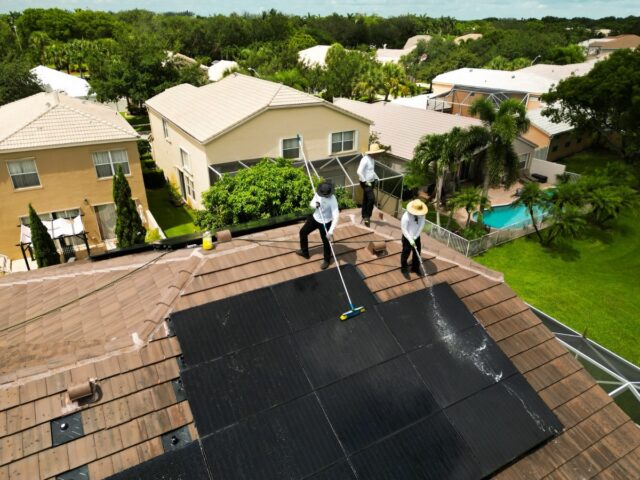 ☀️ SOUTH FLORIDA SOLAR OWNERS: 

CLEAN PANELS AREN’T JUST ABOUT APPEARANCE THEY’RE PART OF PROPER SYSTEM MAINTENANCE. 🔧⚡ 

South Florida’s combination of intense sun, heat, humidity, salt air, pollen, dust, bird droppings, and heavy rain can leave buildup on the glass surface of your solar modules. Because most modern solar panels use silicon-based photovoltaic cells, anything that reduces the sunlight reaching those cells can affect the energy your system is able to produce.
That’s why routine solar panel cleaning, inspection, troubleshooting, and preventative maintenance are especially important in South Florida.

At GC Solar & Electric, we specialize in helping homeowners and businesses keep existing solar systems operating properly including customers whose original solar installer is no longer available.

🔧 Our Solar Repair & Maintenance Services Include:

• Solar panel cleaning & preventative maintenance
• Solar system diagnostics & troubleshooting
• Inverter & microinverter troubleshooting
• Optimizer & module-level troubleshooting
• Solar panel removal & re-installation
• Roof-related solar removal & replacement
• System recommissioning & monitoring restoration
• Solar array mapping & equipment identification
• Solar installation corrections
• Permitting & legalization of existing solar installations
• Completion of abandoned or unfinished solar projects
• Orphan solar system repair & takeover services
If your solar company closed, disappeared, abandoned your installation, or no longer services your system, GC Solar & Electric specializes in taking over existing systems and helping homeowners determine what is needed to get their solar investment back on track.

📍 Serving Miami, Miami-Dade, Broward County, Palm Beach County & South Florida
⭐ GC Solar & Electric South Florida solar repair, service & maintenance specialists
📞 305-917-9282
📧 info@gcsolarandelectric.com

Your solar system is a long-term investment. Maintain it, monitor it, and protect its performance. ☀️⚡

https://gcsolarelectric.com

#GCSolarAndElectric #SolarRepairMiami #SolarRepairSouthFlorida #SolarMaintenanceMiami #SolarPanelCleaningMiami SolarPanelCleaningSouthFlorida OrphanSol