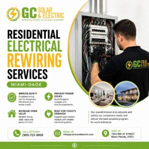 Top Residential electrical rewiring services Miami-Dade